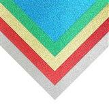QUILL GLITTER PAPER A3 ASSORTED PACK 5