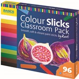 ZART COLOUR SLICKS ASSORTED CLASSPACK 96