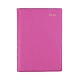COLLINS BELMONT COLOURS 187V50 DIARY DAY TO PAGE VIEW A5 PINK