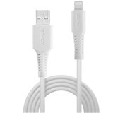 LINDY 31325 USBA TO LIGHTNING CABLE 05M WHITE