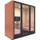 RAPIDLINE BQUIET ACOUSTIC MEETING POD 24 PERSON CUSTOM COLOUR