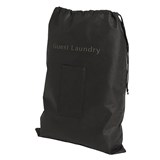 COMPASS NON WOVEN GUEST LAUNDRY BAG BLACK