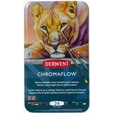 DERWENT CHROMAFLOW PENCILS FINE ASSORTED PACK 24