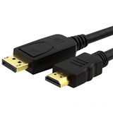 ASTROTEK DISPLAYPORT TO HDMI ADAPTER CONVERTER CABLE 2M BLACK