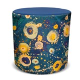 ORANGE DUST SPECTRUM EVA ROUND OTTOMAN 450 X 450 X 450MM