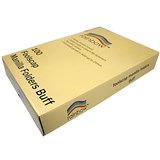 RAINBOW MANILLA FOLDER FOOLSCAP BUFF BOX 100