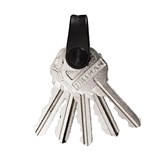 KEYSMART MINI EXPANDABLE KEY HOLDER COMPACT MINIMALIST BLACK