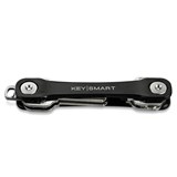 KEYSMART FLEX EXTENDED COMPACT KEY HOLDER AND KEYCHAIN ORGANISER BLACK