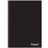 PROTEXT PREMIUM SPIRAL NOTEBOOK PP COVER 240 PAGES A4 BLACK