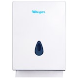 WHISPER SLIMLINE MULTIFOLD DISPENSER WHITE