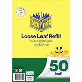 SPIRAX 274 LOOSE REFILL A4 7MM 50 LEAF
