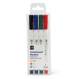 EDUCATIONAL COLOURS WHITEBOARD MARKERS THIN ASSORTED COLOUR PACK 4