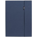 MARBIG PROFESSIONAL COMPENDIUM WITH PHONE STAND A4 NAVY BLUE