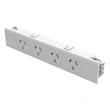 SYLEX UNDERSURFACE POWER STRIP WHITE