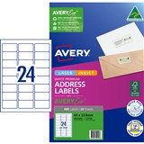 AVERY 952009 PREMIUM SHIPPING LABELS WITH AVERYECO 24UP WHITE 20 SHEETS