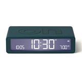 LEXON FLIP CLASSIC REVERSIBLE ALARM CLOCK BLUE