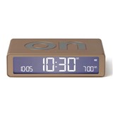 LEXON FLIP CLASSIC REVERSIBLE ALARM CLOCK GOLD