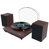 MAJORITY MOTO PLUS TURNTABLE WALNUT