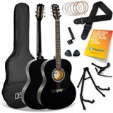 3RD AVENUE ACOUSTIC GUITAR PREMIUM PACK BLACK
