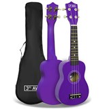 3RD AVENUE SOPRANO UKULELE PURPLE