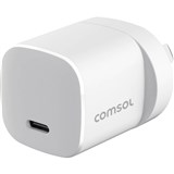 COMSOL USBC MINI CHARGER 20W WHITE
