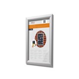 DEFLECTO ALUMINIUM SNAP FRAME FOR WALL DISPLAY A4 SILVER