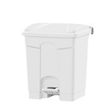 COMPASS PEDAL BIN WHITE 30L