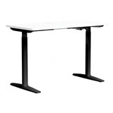 BURO SYNTRA HEIGHT ADJUSTABLE DESK 1200 X 600MM BLACK FRAME