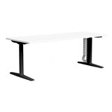 BURO SYNTRA HEIGHT ADJUSTABLE DESK 1800 X 750MM BLACK FRAME