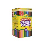 CRAYOLA TRIANGULAR COLOURED PENCILS ASSORTED SHAREPACK 48