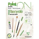 CLAIREFONTAINE PAINTON RECYCLED MULTI MEDIA PAD A5