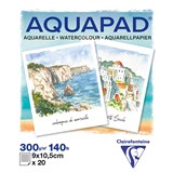 CLAIREFONTAINE AQUAPAD WATERCOLOUR POLAROID PAD 9X105CM