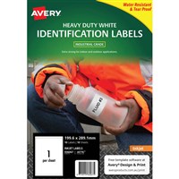 Heavy Duty Inkjet Labels